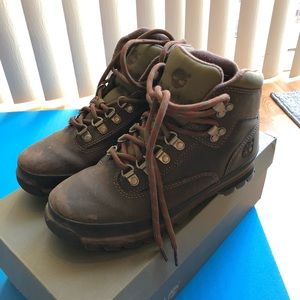 Timberland Euro Hiker Leather Boots Sz 6.5